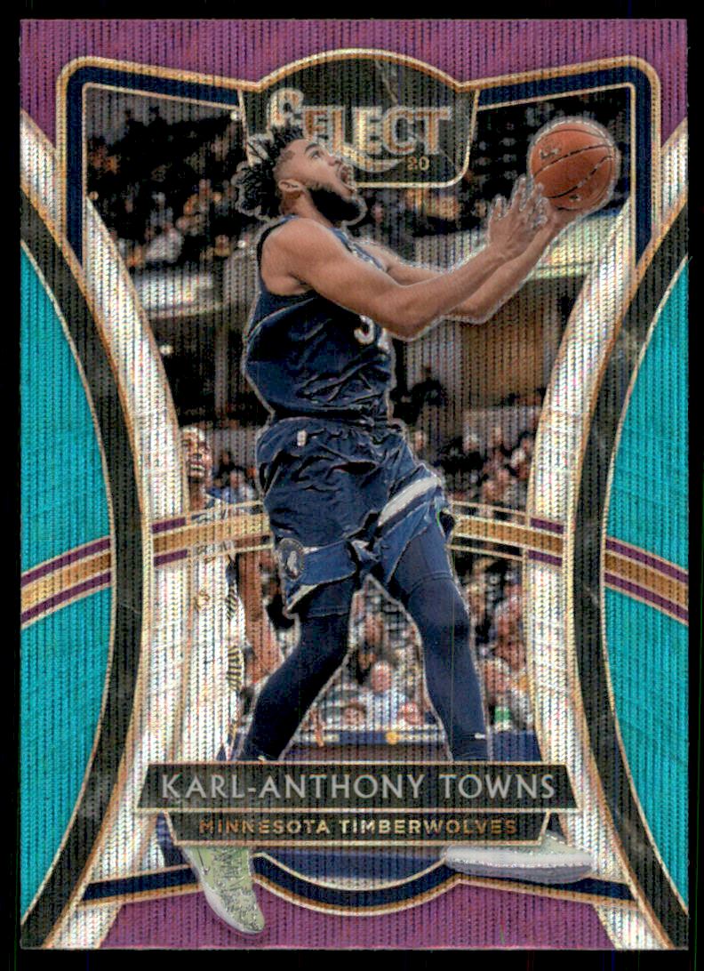 2019-20 Select Prizms Tri Color #161 Karl-Anthony Towns on