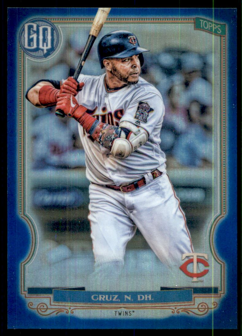2020 Topps Gypsy Queen Chrome Box Toppers Blue Refractors #107 Nelson Cruz