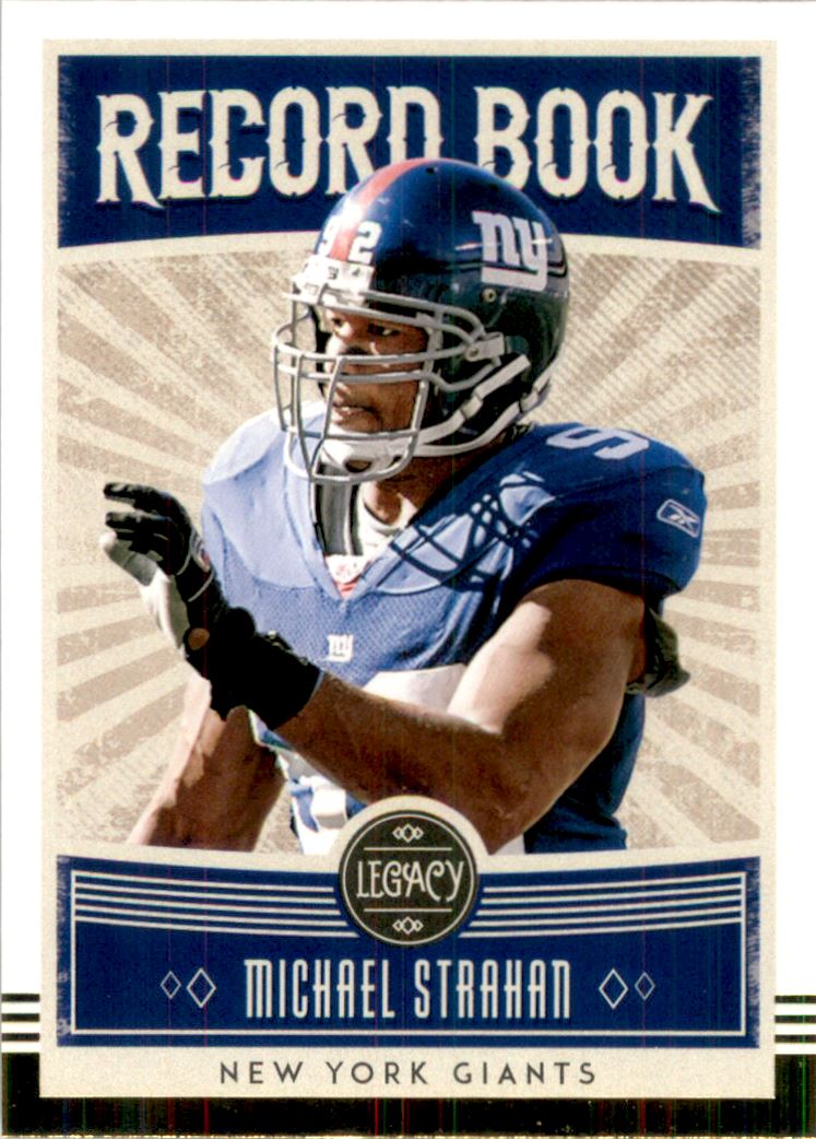 2020 Panini Legacy Record Book #22 Michael Strahan