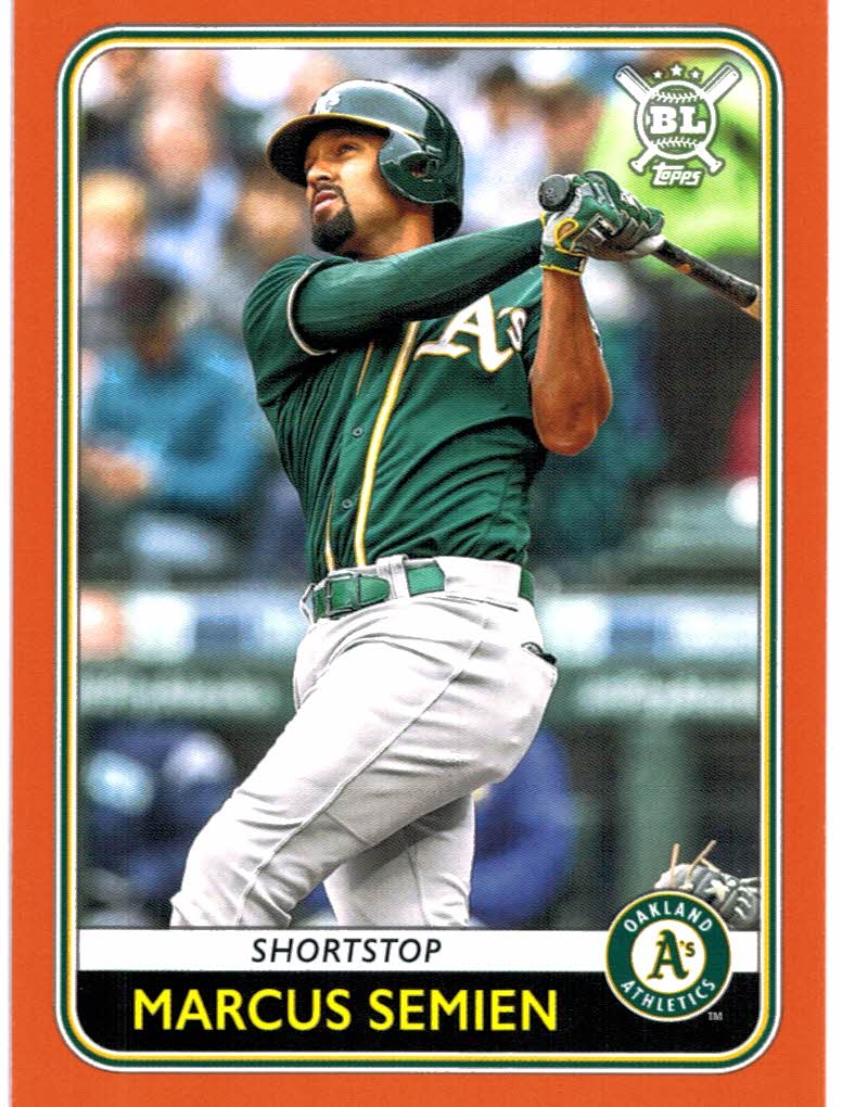 Marcus Semien 2021 Topps #276 Oakland Athletics Baseball Card