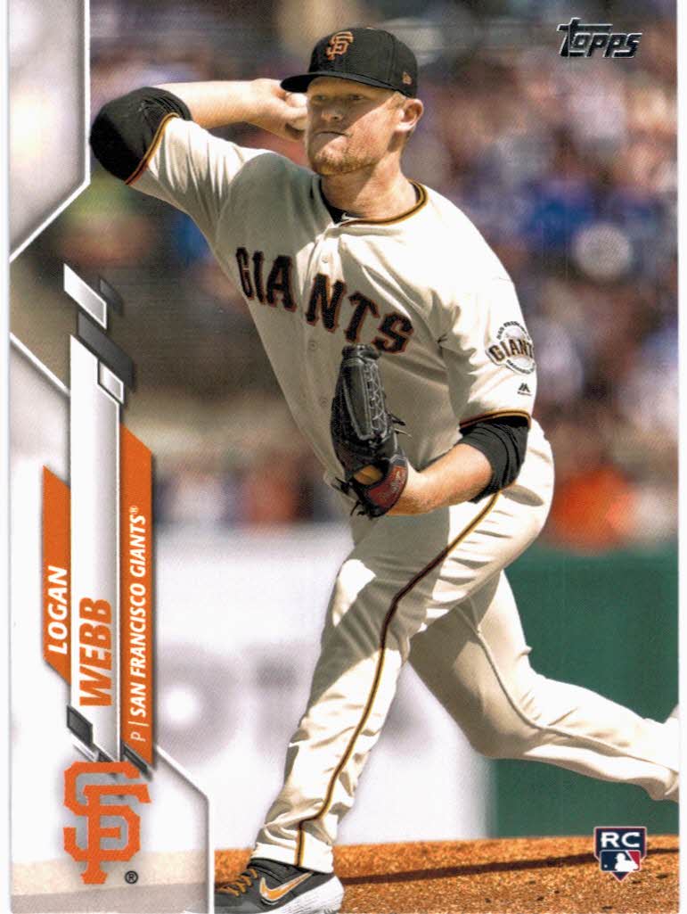 2020 Topps #514 Logan Webb RC - NM-MT