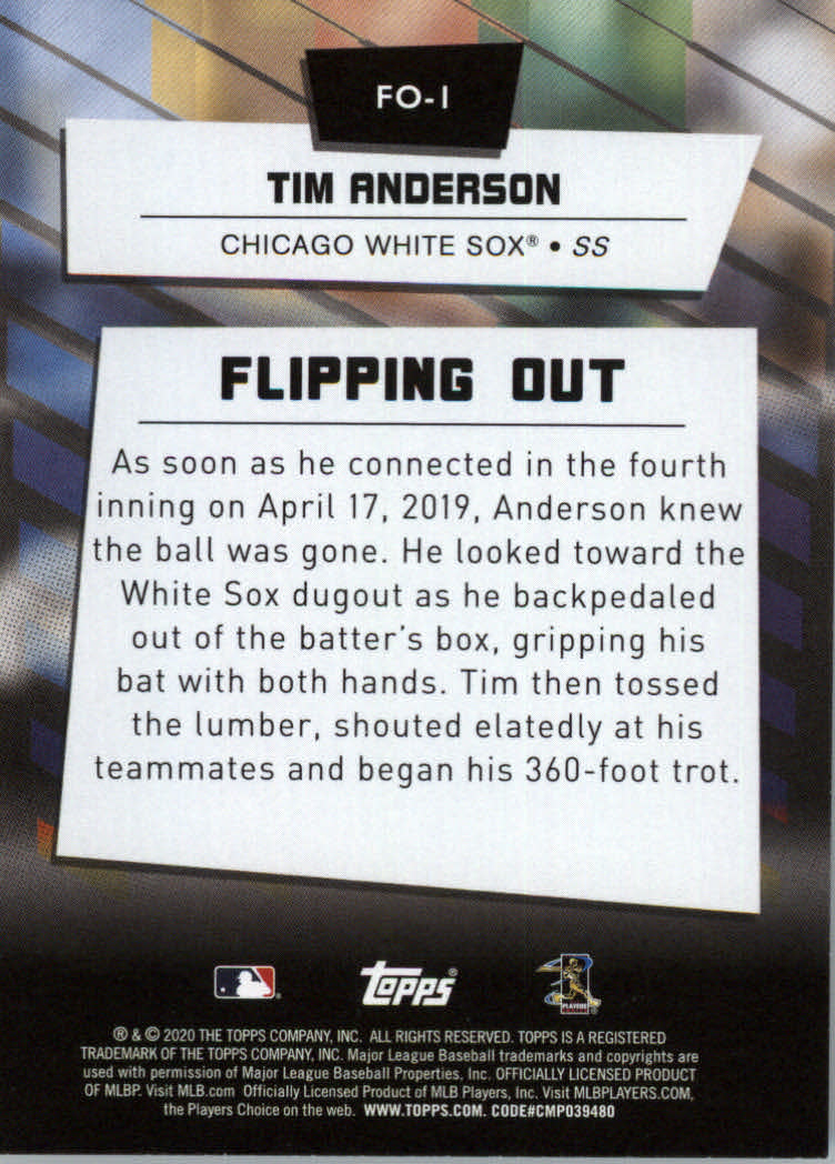 2020 Topps Big League Baseball Flipping Out Insert Cards - Picture 3 of 31