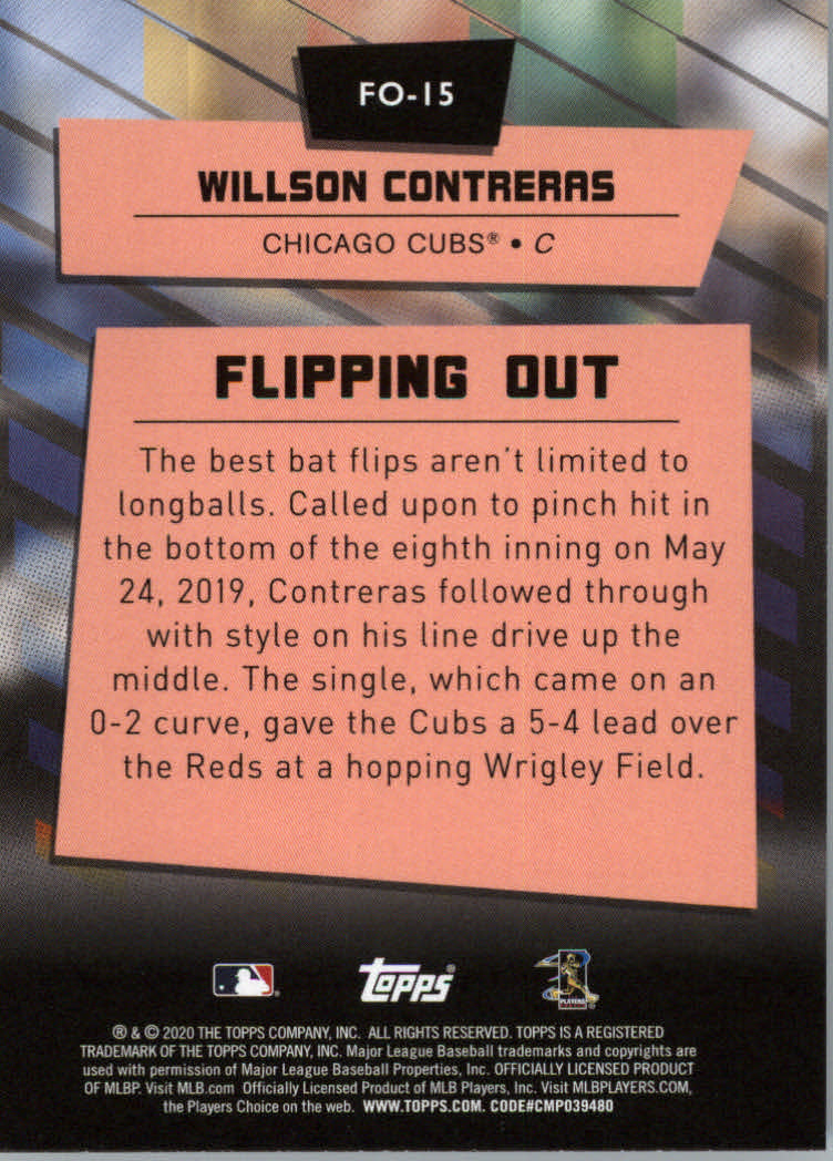 2020 Topps Big League Baseball Flipping Out Insert Cards - Picture 31 of 31