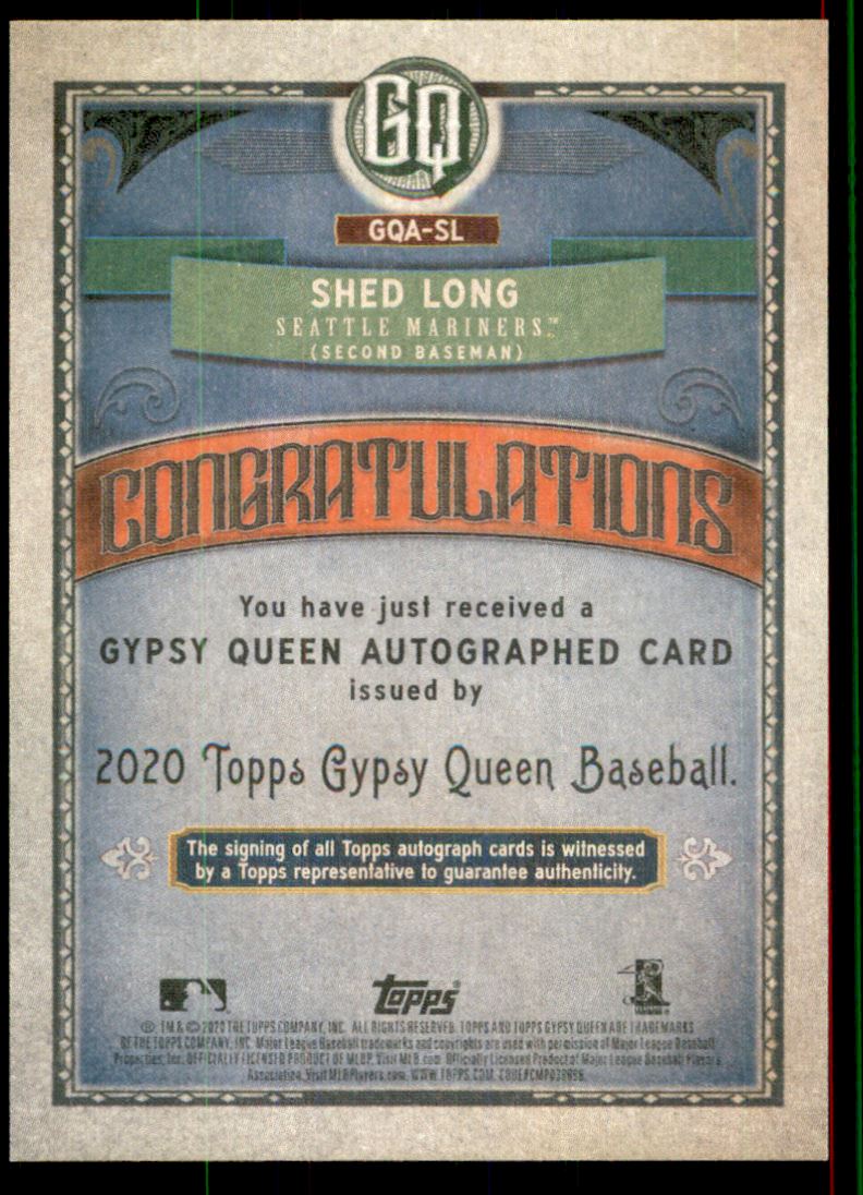 2020 Topps Gypsy Queen Autographs #GQASL Shed Long