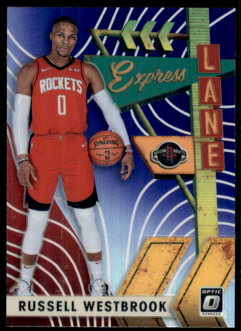 2019-20 Donruss Optic Express Lane Purple #7 Russell Westbrook