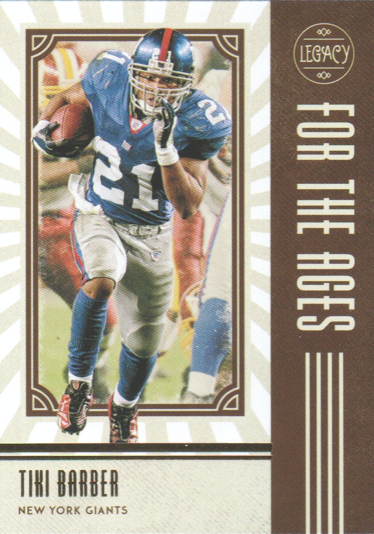 2020 Panini Legacy For the Ages #11 Tiki Barber