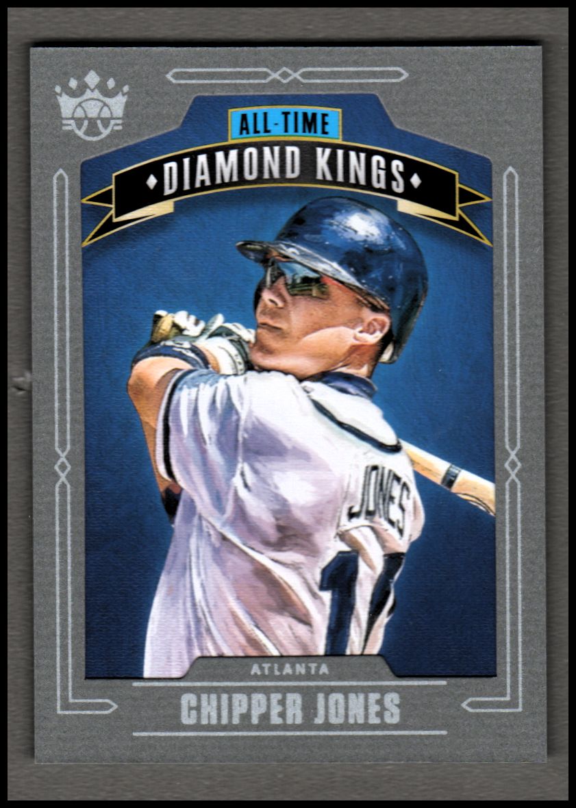 2020 Diamond Kings All-Time Diamond Kings Gray Frame #21 Chipper Jones