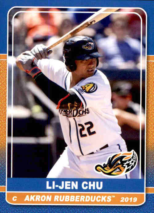 2019 Akron RubberDucks Grandstand 5 LiJen Chu NM