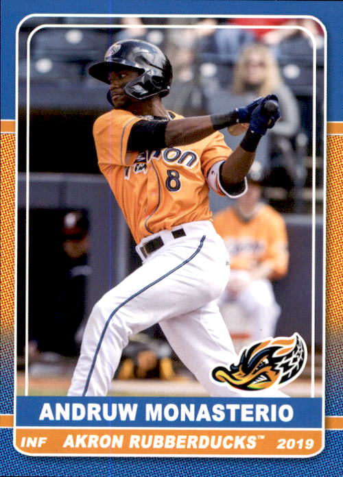 2019 Akron RubberDucks Grandstand 19 Andruw Monasterio NM