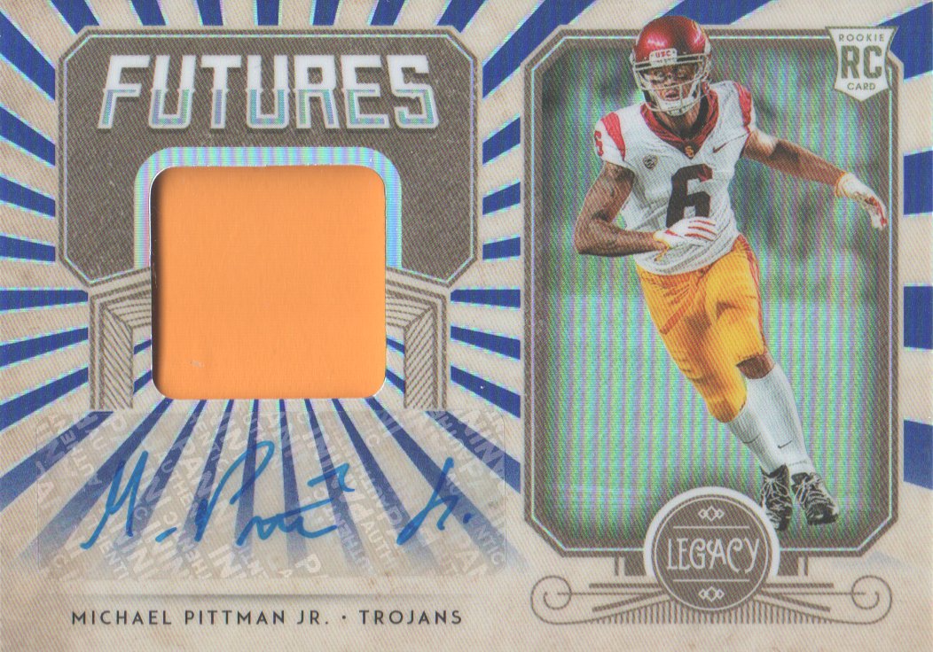 MICHAEL PITTMAN JR 2020 Panini Absolute Rookie Materials #22 Jersey Patch RC