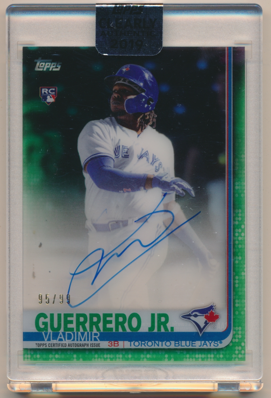 Vladimir Guerrero Jr. Toronto Blue Jays Autographed 2019 Topps