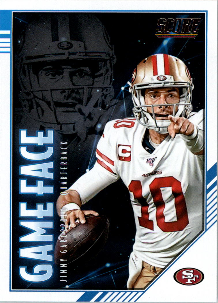 2020 Score Game Face Football Card Pick (Inserts)