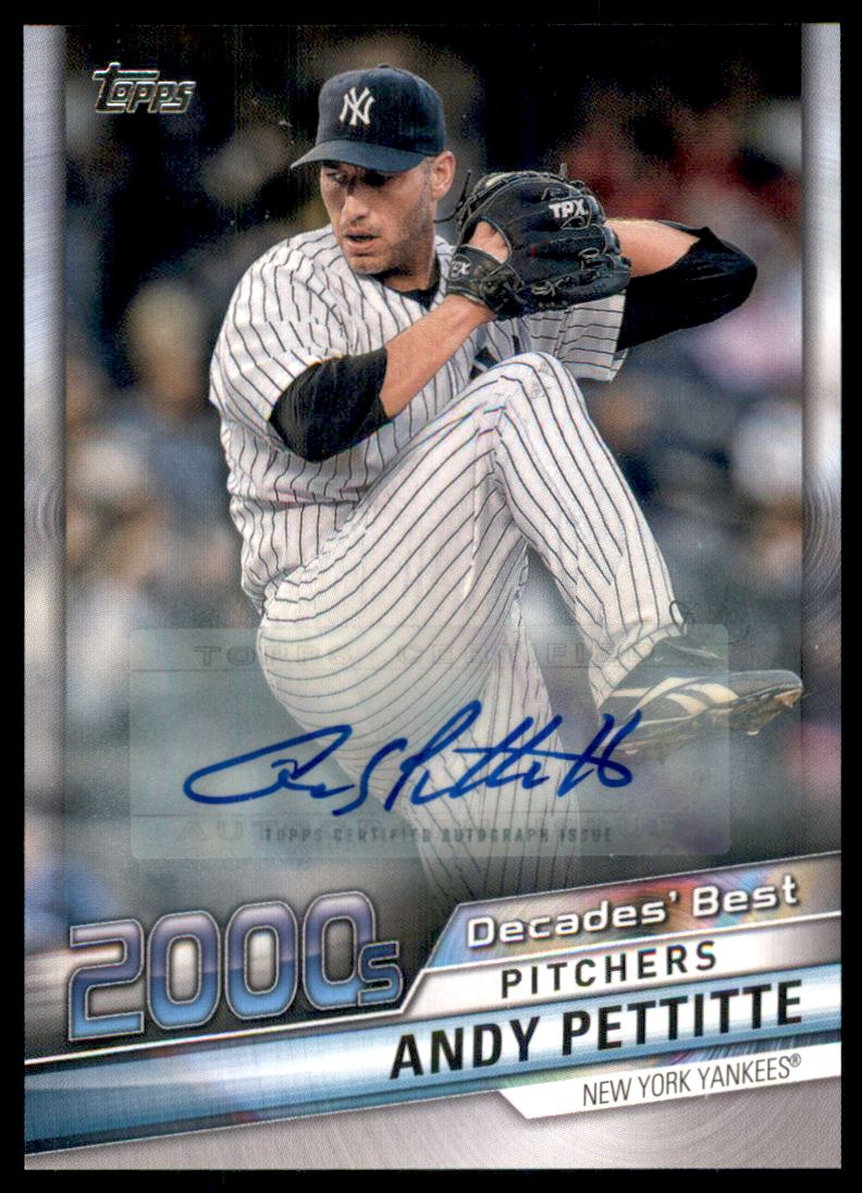 2020 Topps Decades' Best Autographs #DB73 Andy Pettitte/15