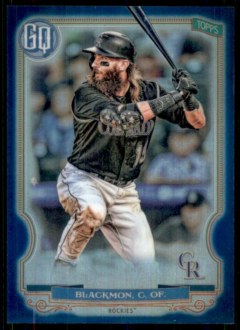 2020 Topps Gypsy Queen Chrome Box Toppers Indigo Refractors #103 Charlie Blackmon