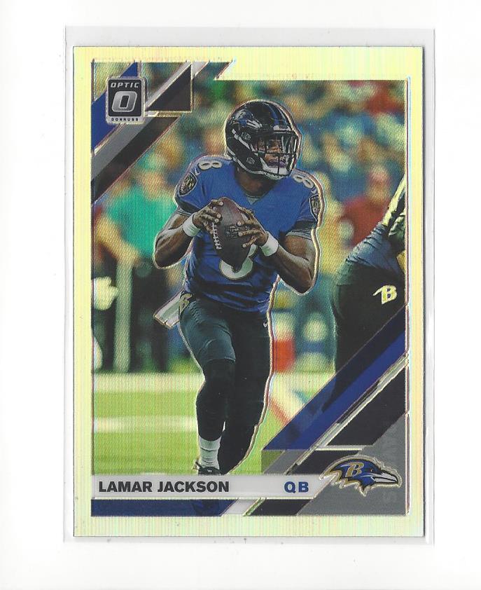 2019 Donruss Optic Holo #9 Lamar Jackson