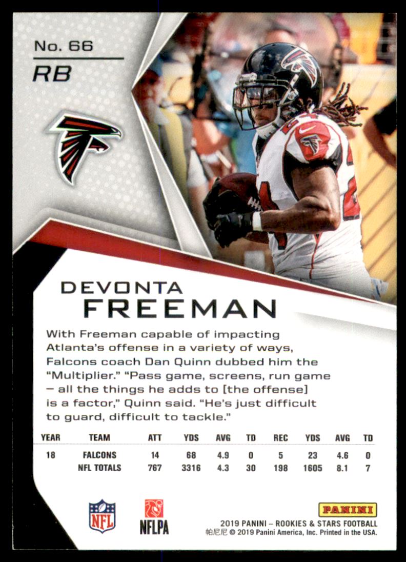 2019 Rookies and Stars #66 Devonta Freeman FALCONS