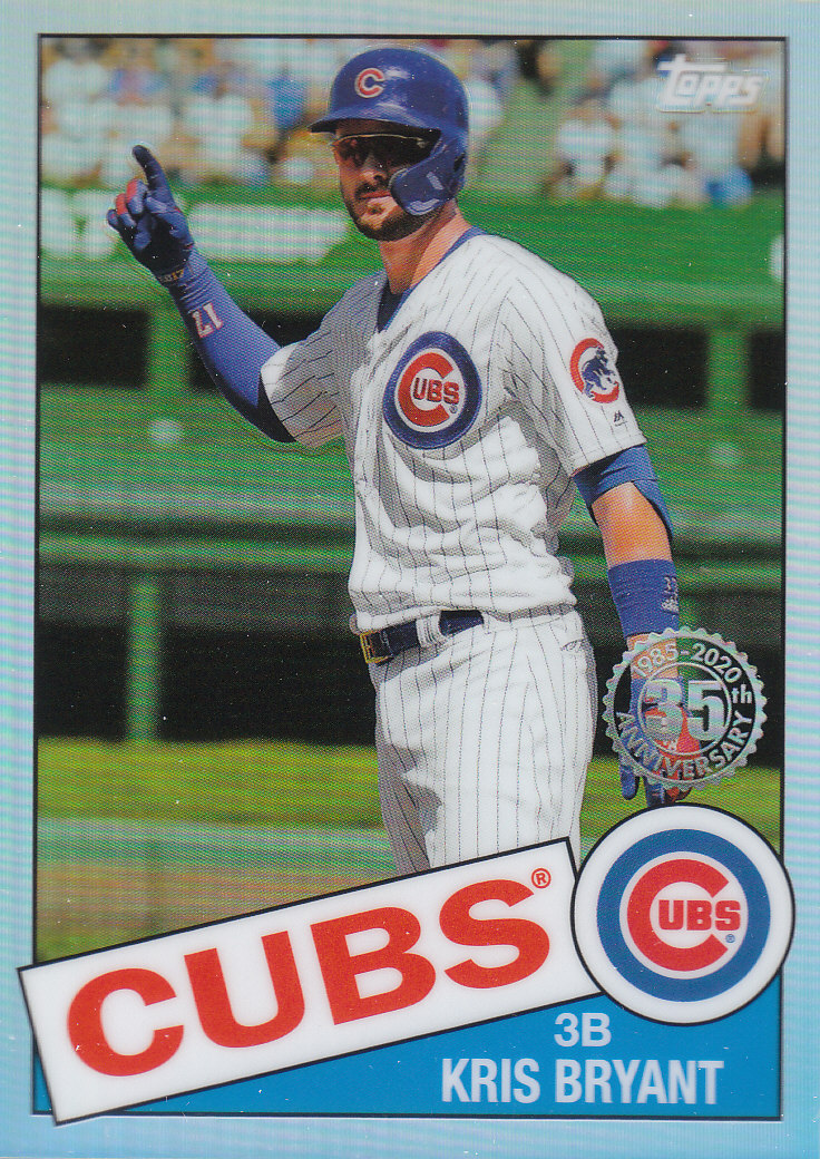 2020 Topps Chrome Baseball "'85 Topps" Insert and Parallel Cards - Picture 6 of 35