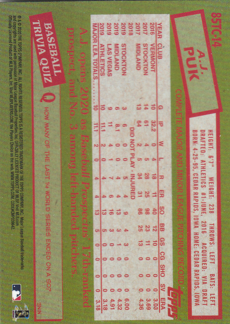 2020 Topps Chrome Baseball "'85 Topps" Insert and Parallel Cards - Picture 13 of 35