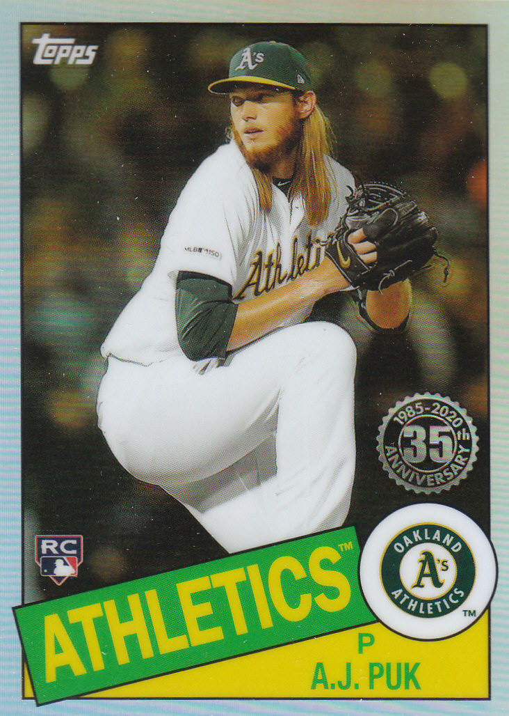 2020 Topps Chrome Baseball "'85 Topps" Insert and Parallel Cards - Picture 12 of 35