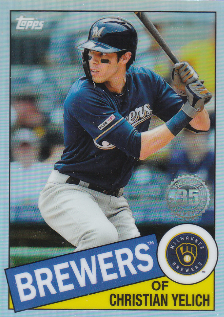 2020 Topps Chrome Baseball "'85 Topps" Insert and Parallel Cards - Picture 14 of 35