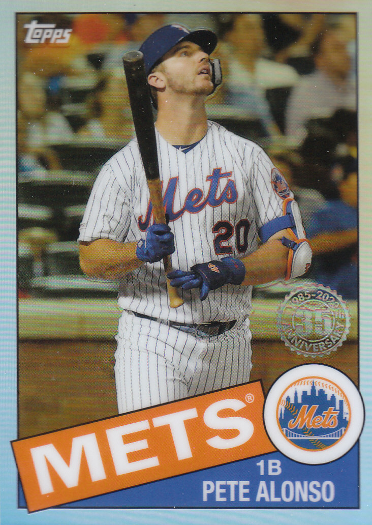2020 Topps Chrome Baseball "'85 Topps" Insert and Parallel Cards - Picture 18 of 35