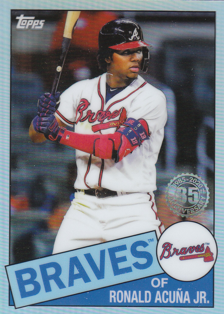 2020 Topps Chrome Baseball "'85 Topps" Insert and Parallel Cards - Picture 32 of 35