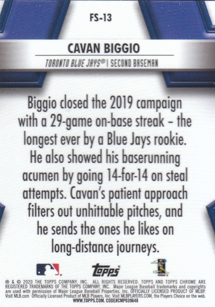 2020 Topps Chrome Baseball "Future Stars" Insert Cards - Picture 25 of 35