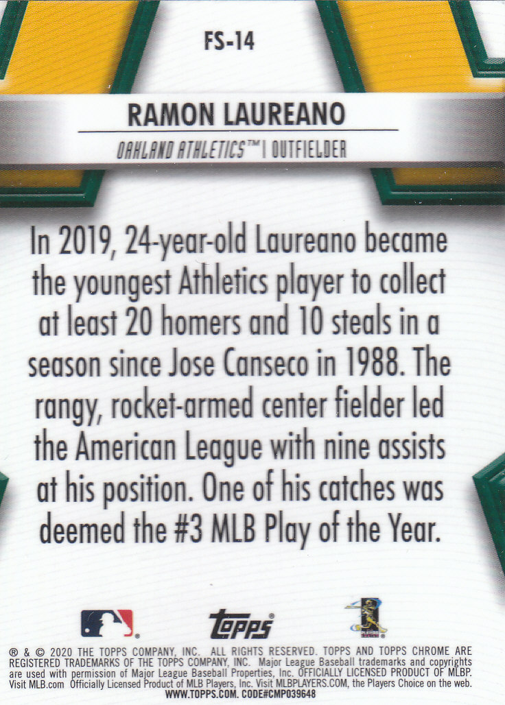 2020 Topps Chrome Baseball "Future Stars" Insert Cards - Picture 27 of 35