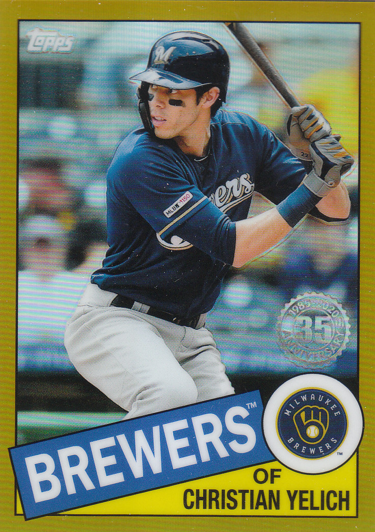 2020 Topps Chrome Baseball "'85 Topps" Insert and Parallel Cards - Picture 34 of 35