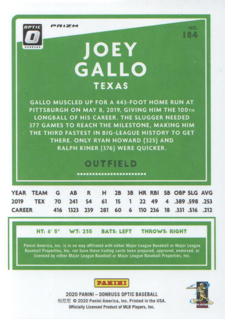 2020 Donruss Optic Baseball Holo Parallel: Pick from List - Picture 53 of 55