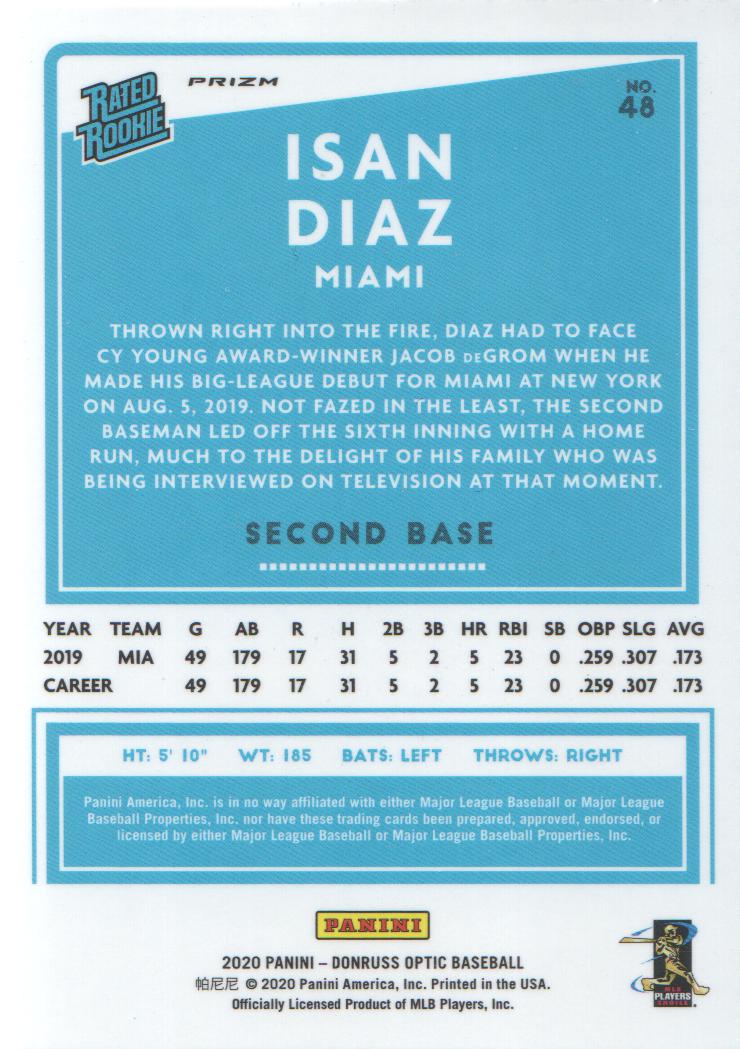 2020 Donruss Optic Baseball Holo Parallel: Pick from List - Picture 9 of 55