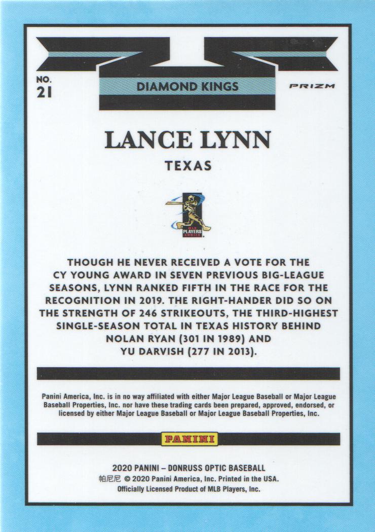 2020 Donruss Optic Baseball Holo Parallel: Pick from List - Picture 3 of 55