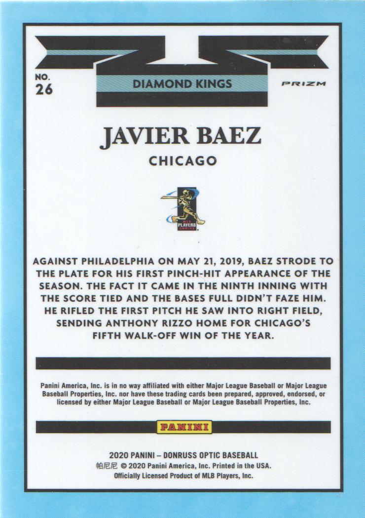 2020 Donruss Optic Baseball Holo Parallel: Pick from List - Picture 5 of 55