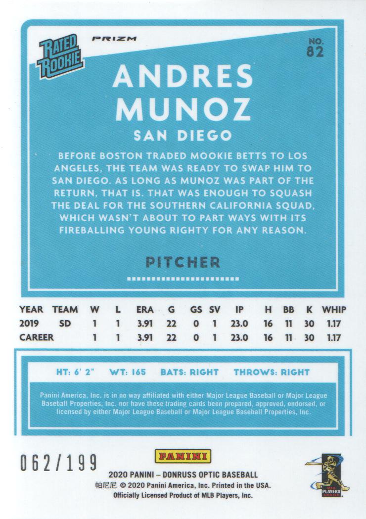 2020 Donruss Optic Baseball Pink Velocity: Parallel: Pick from List - Bild 13 von 23