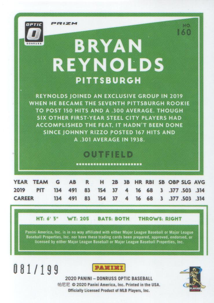 2020 Donruss Optic Baseball Pink Velocity: Parallel: Pick from List - Bild 23 von 23