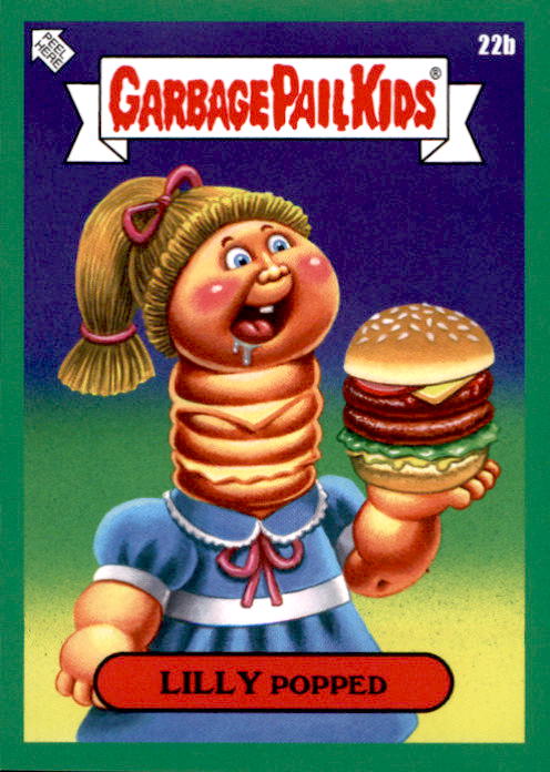 2020 Garbage Pail Kids Bizarre Holidays May Green #22b Lilly