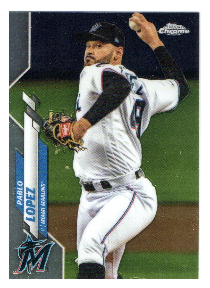 2022 Topps Chrome Jesus Luzardo Miami Marlins #112 Pink Refractor