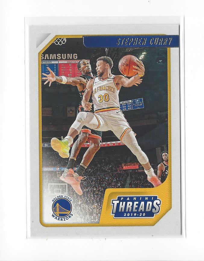 2019-20 Panini Chronicles #79 Stephen Curry/Threads