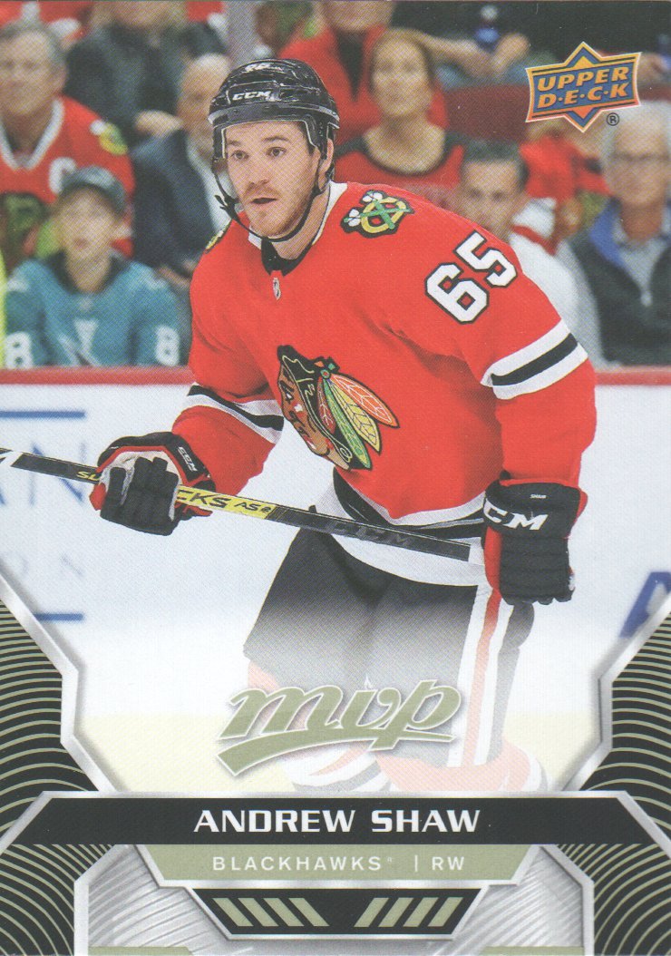 2020 21 Upper Deck Mvp Hockey 24 Andrew Shaw Ebay