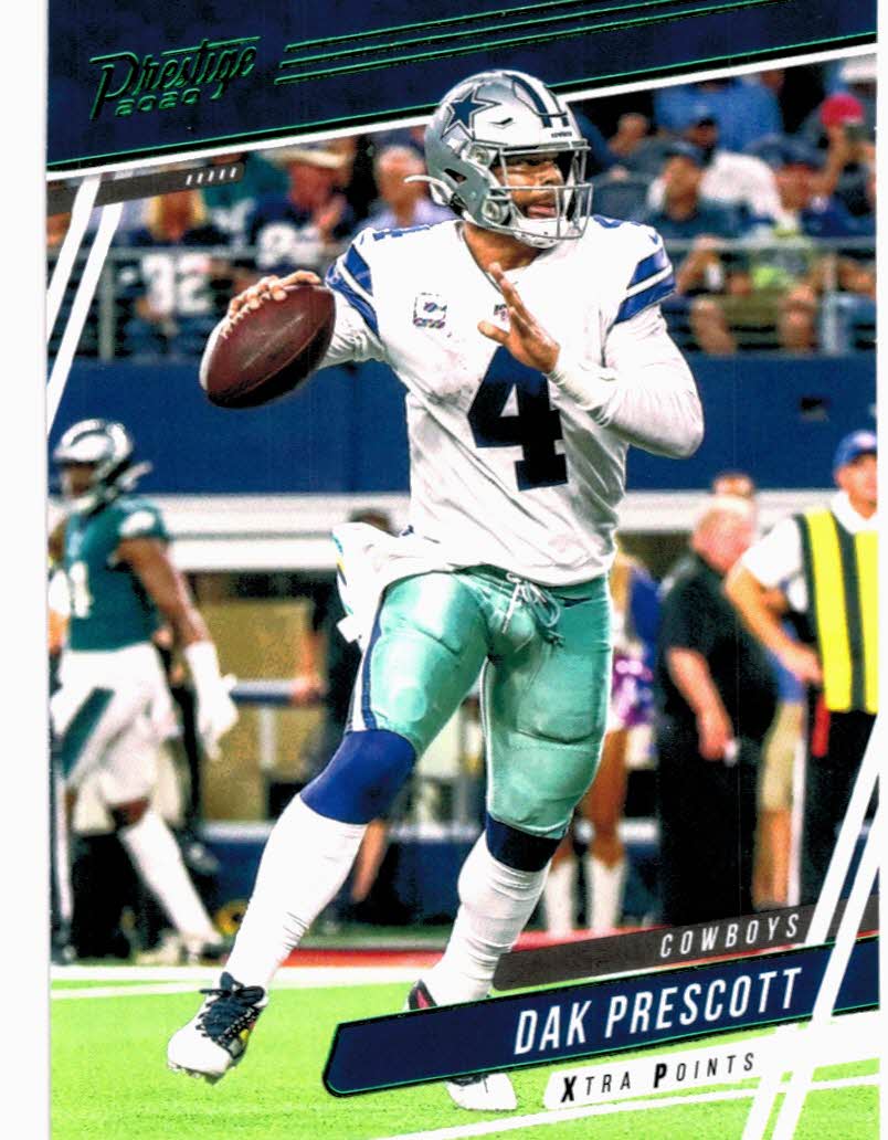 DAK PRESCOTT 2019 Score Captains #4 RED PARALLEL Football Card