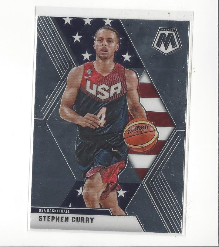 2019-20 Panini Mosaic #260 Stephen Curry