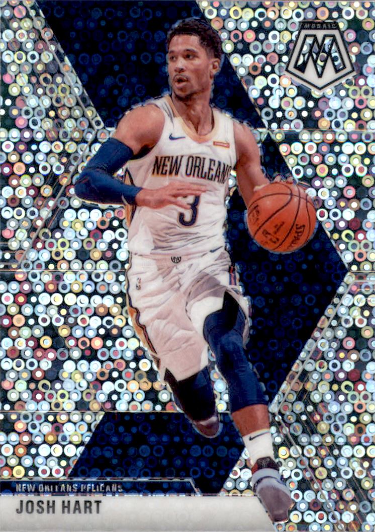2019-20 Panini Mosaic Mosaic Fast Break Silver #156 Josh Hart