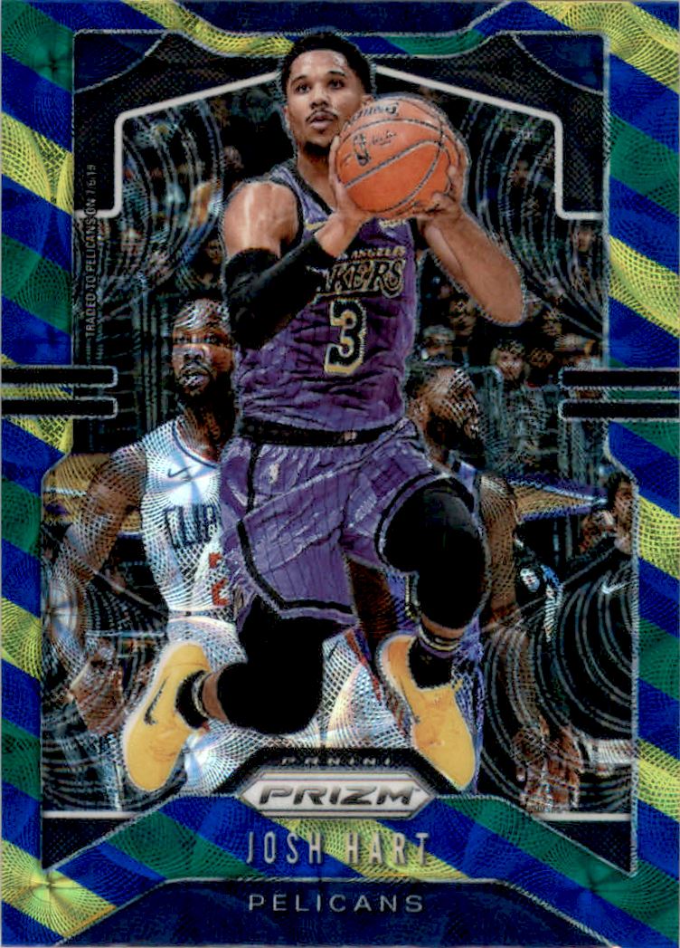 2019-20 Panini Prizm Prizms Choice Blue Yellow and Green #240 Josh Hart