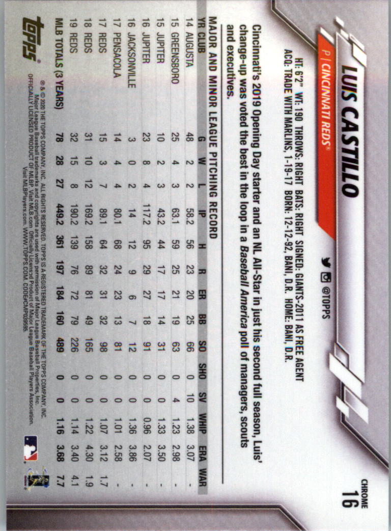 2020 Topps Chrome Baseball Card Pick - Picture 28 of 352