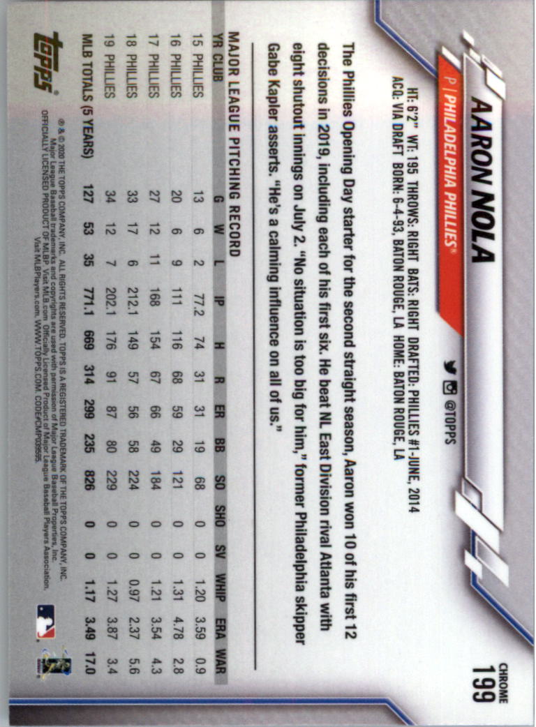 2020 Topps Chrome Baseball Card Pick - Picture 351 of 352