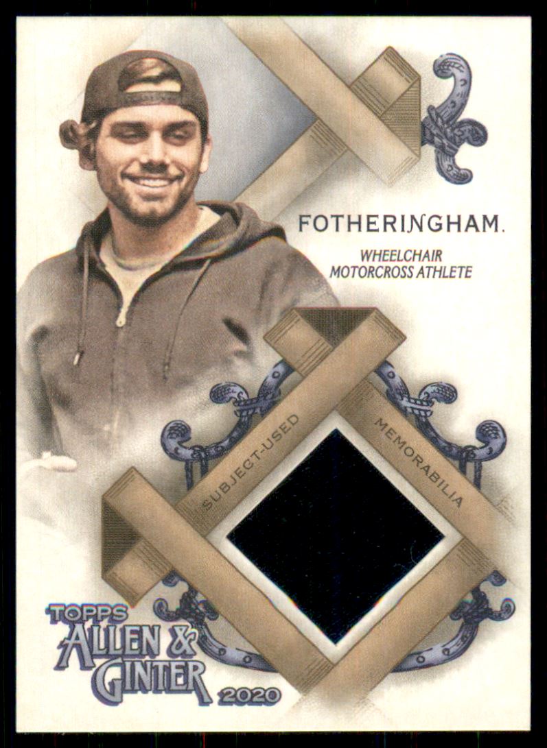 2020 Topps Allen and Ginter Relics #FSRAAF Aaron Wheelz
