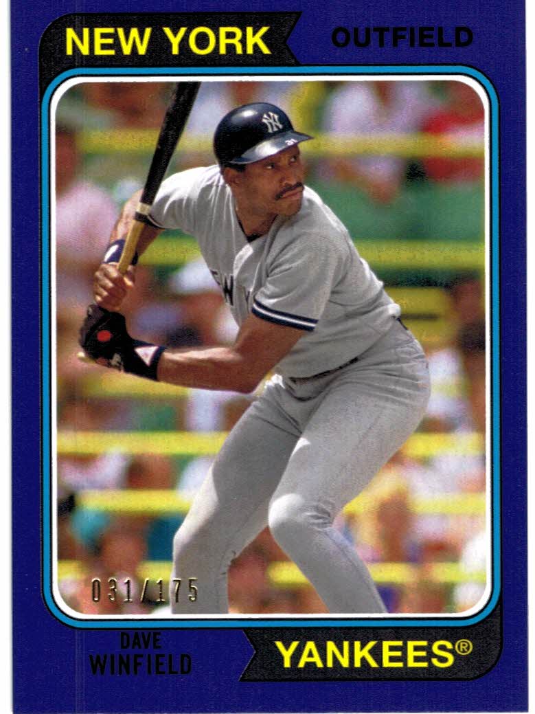 2020 Topps Archives Purple #166 Dave Winfield