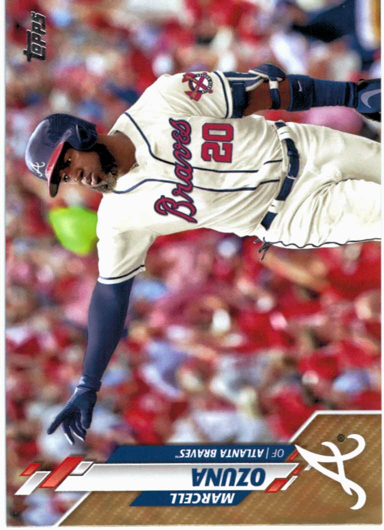 2020 Topps Gold #537 Marcell Ozuna