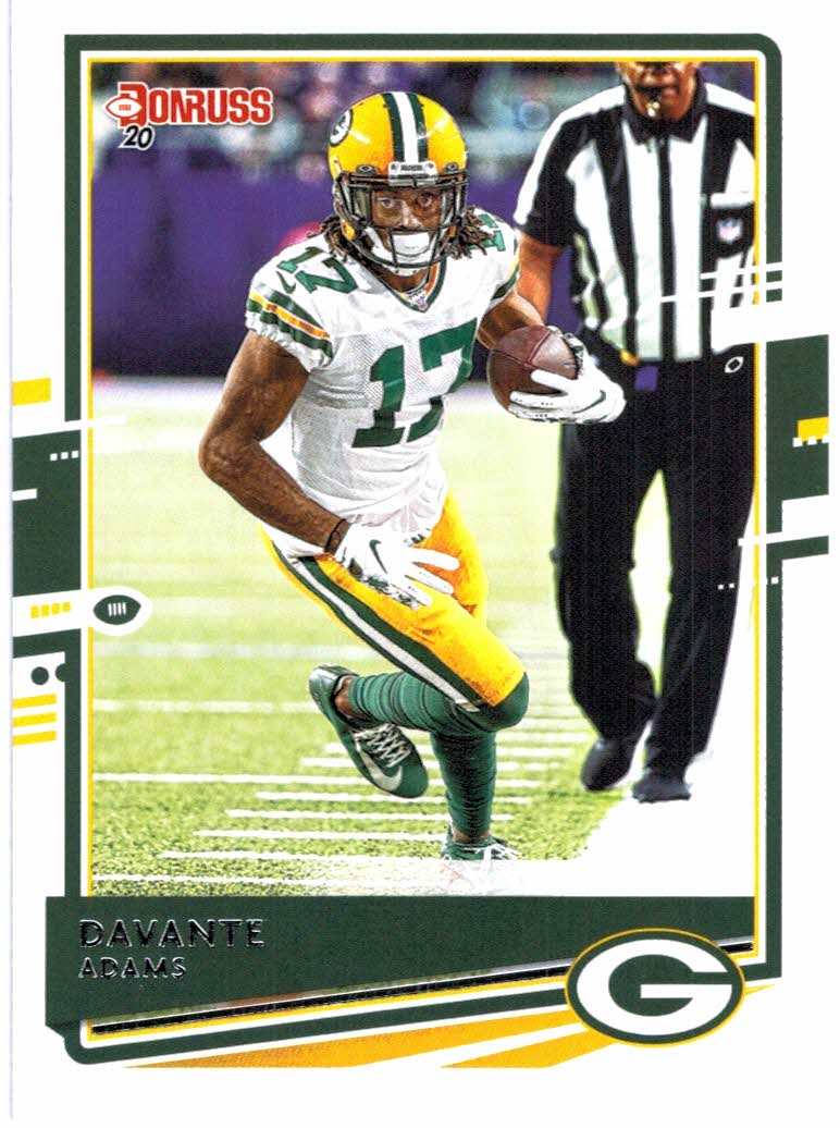 2020 Panini Mosaic #83 Davante Adams Green Bay Packers Football Card