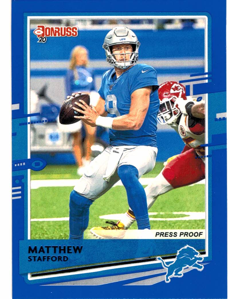 Mavin  2018 Donruss Barry Sanders Detroit Lions Press Proof #102